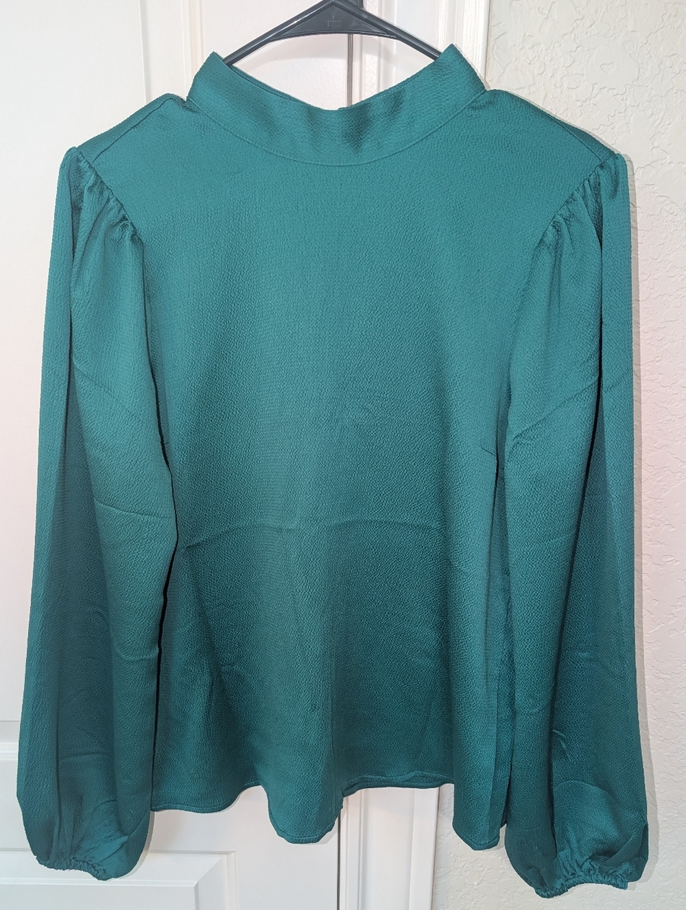 NWT - Express Satin Teal Blouse